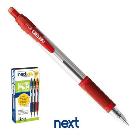 Νext στυλό διαρκείας με κλιπ κόκκινο 0